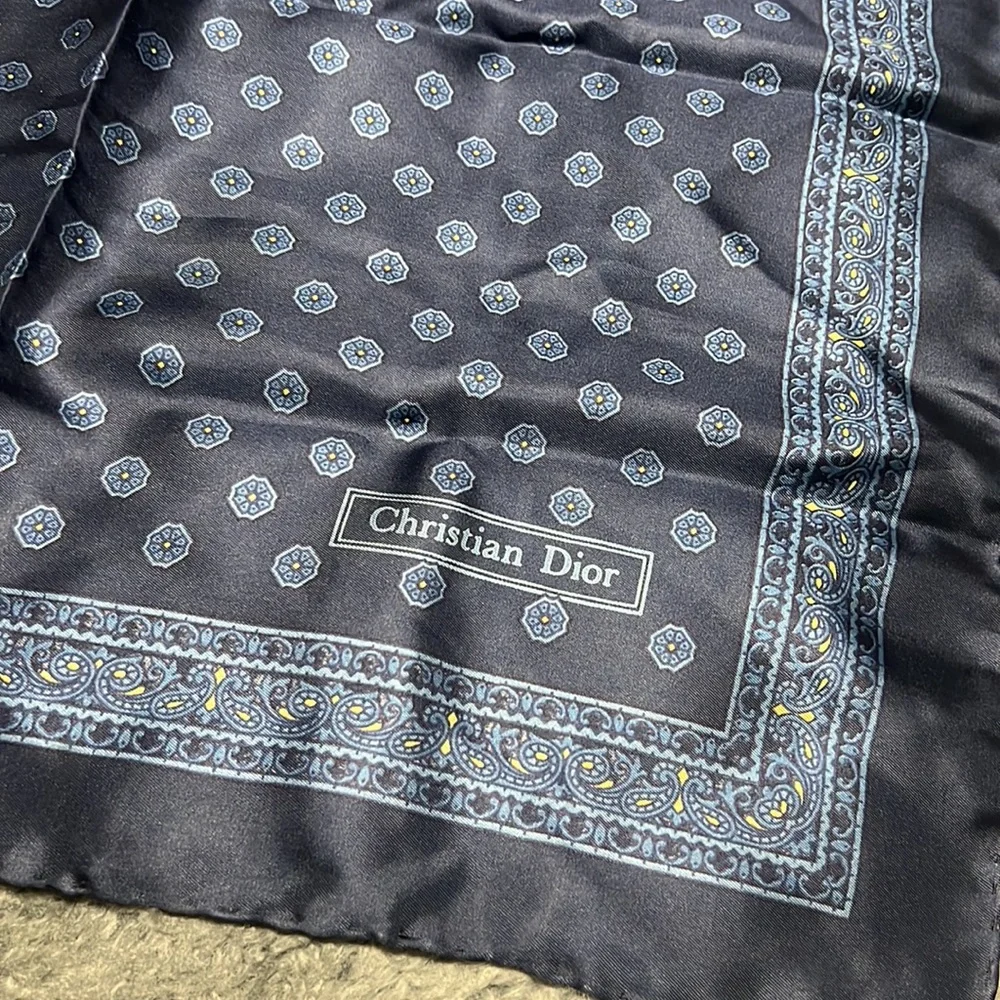 Christian Dior Vintage Silk scarf